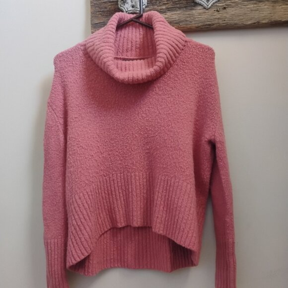 Rachel Zoe Pink Cozy Turtleneck Sweater XS - Picture 1 of 4